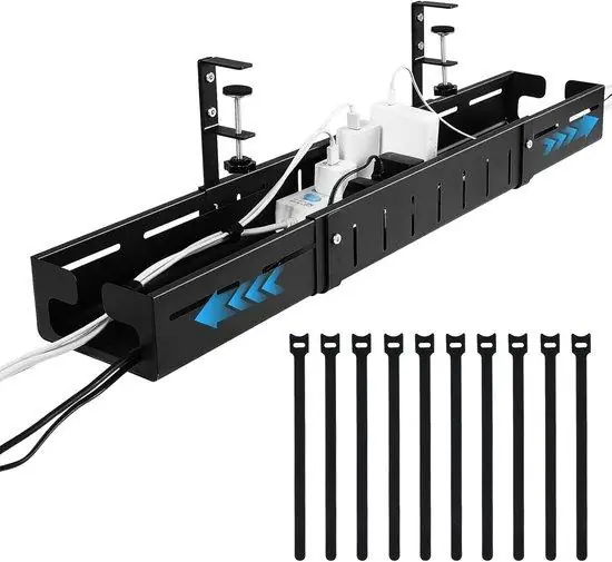 Organizator extensibil pentru cabluri sub birou, imaginea 2