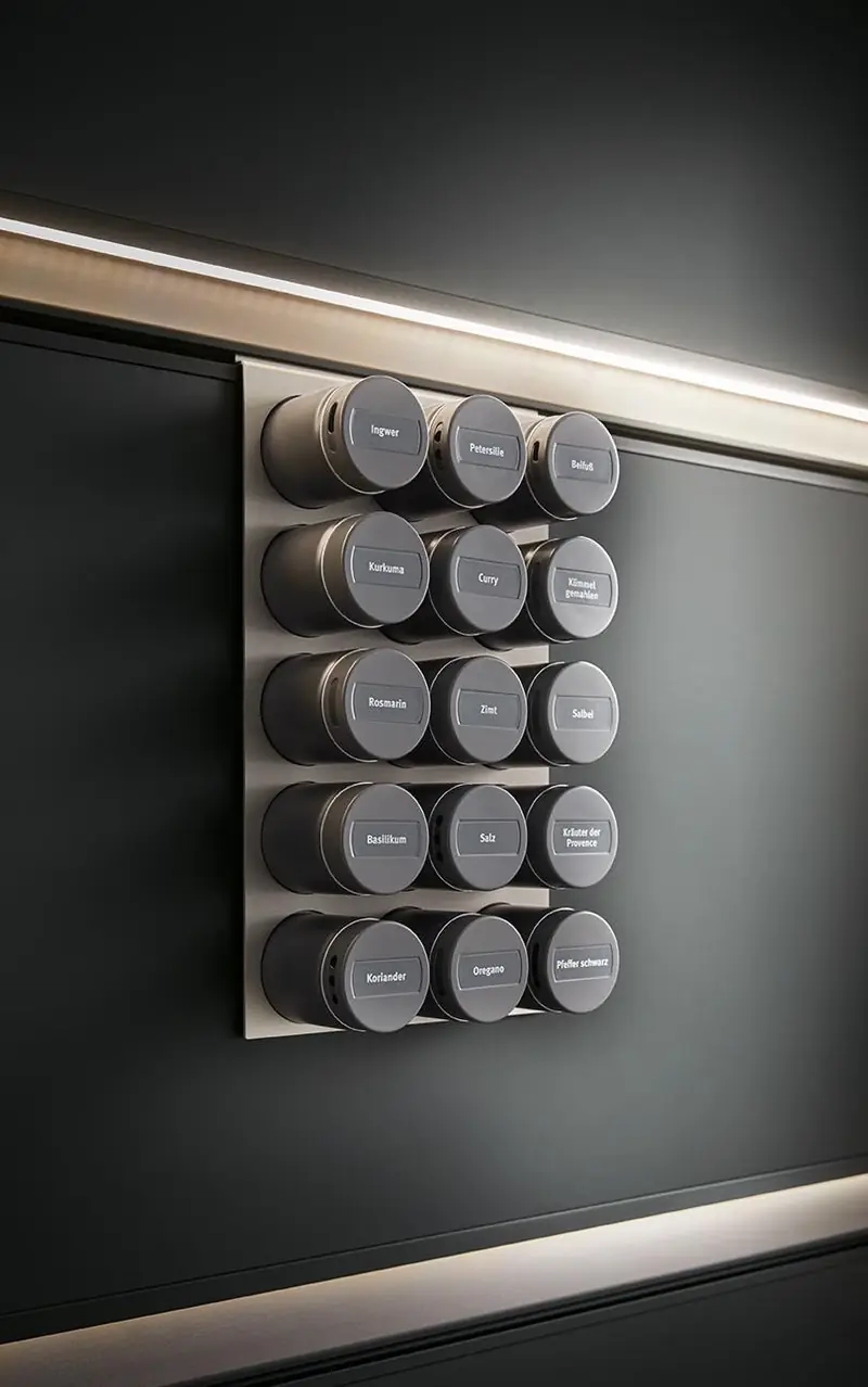 Organizator magnetic modular pentru condimente, imaginea 5
