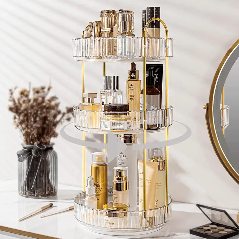 Organizator rotativ 360° pentru cosmetice, imaginea 3