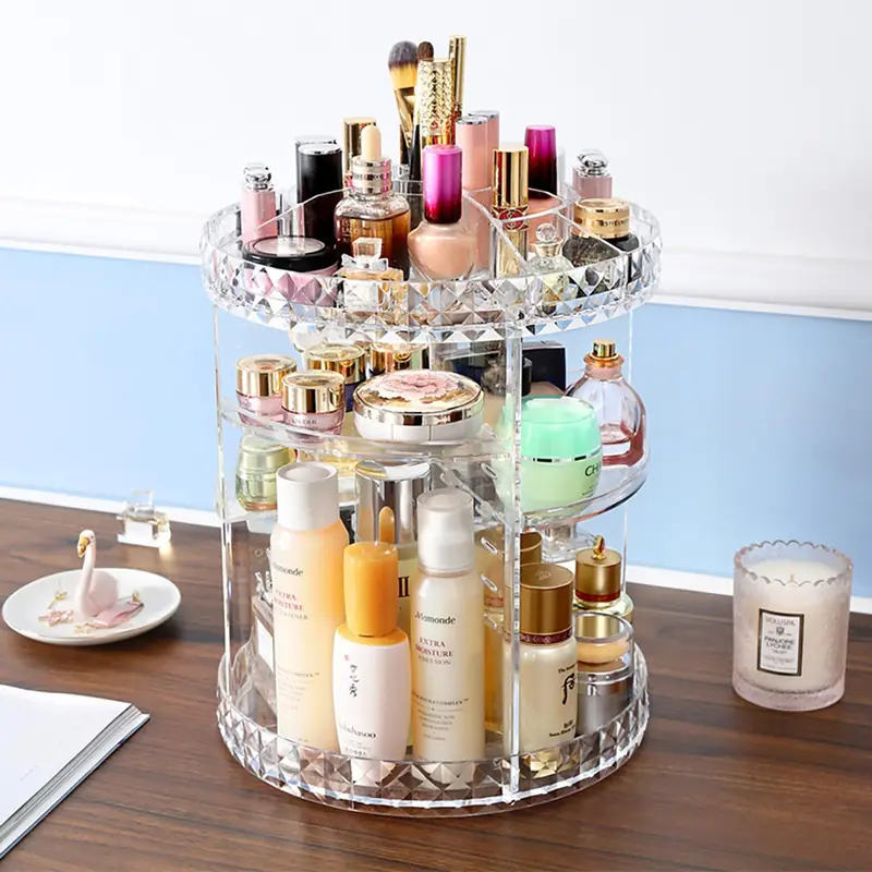 Organizator rotativ 360° pentru cosmetice, imaginea 5