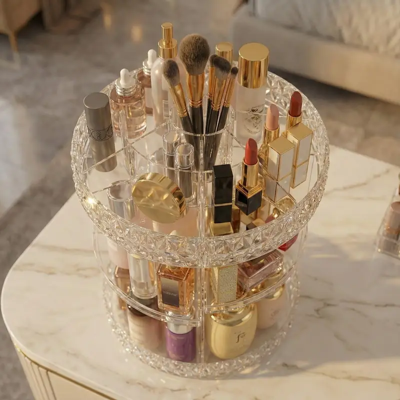 Organizator rotativ 360° pentru cosmetice, imaginea 9