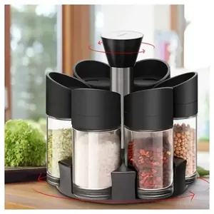 Organizator rotativ 360° pentru condimente